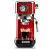 Ariete ESPRESSO SLIM MODERNA 1381/33 Coffee Machine, 1300W, 15 bar, 1.1 L, Ground Coffee and ESE, Red