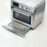 Friteuza cuptor cu aer cald Ariete 4629/11, 1700W, 25 L, 15 programe, Pana la 230°C, Afisaj digital, Cos rotativ, Inox