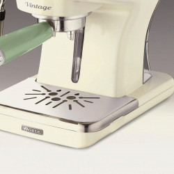 Espressor manual Ariete VINTAGE 1389/14, 850W, 15 bar, 0.9 L, Cafea macinata si padurit ESE, Maxi-Cappuccino, Verde