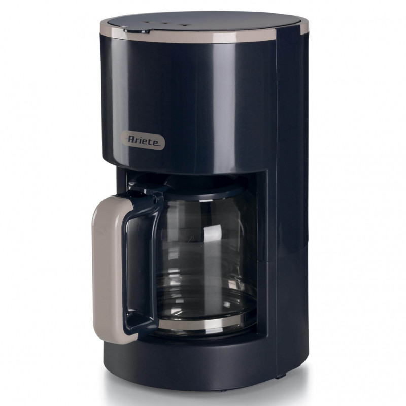 Καφετιέρα φίλτρου Ariete BREAKFAST 1394/00, 12 φλιτζάνια, 0.600l, παράθυρο στάθμης νερού, Σκούρο γκρι