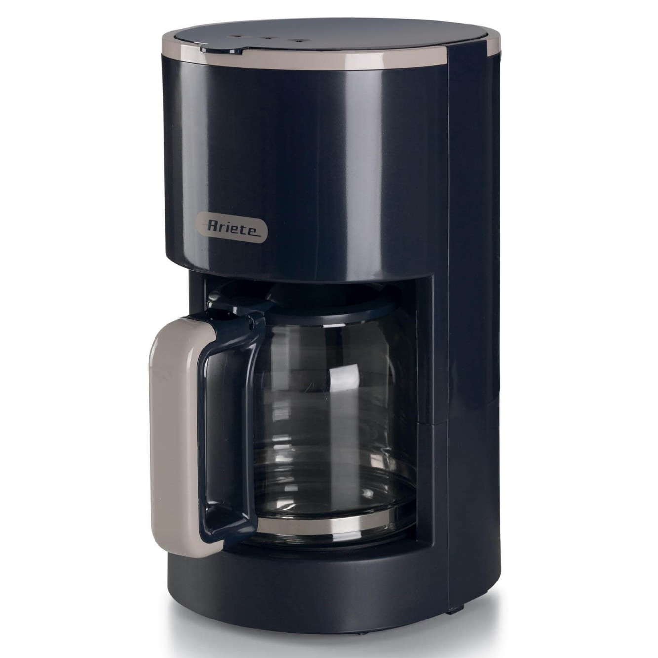 Кафемашина за филтърно кафе Ariete BREAKFAST 1394/00, 12 чаши, 0.600л, Прозорец за нивото на водата, Тъмносив