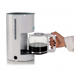 Cafetiera cu filtru Ariete BREAKFAST 1394/01, 12 cesti, 0.600L, Fereastra nivel apa, Alb