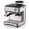 Еспресо машина Ariete ESPRESSO METAL 1313/10, 1600W, 15 bar, 2 л, Вградена кафемелачка с 11 степени, Манометър, Инокс