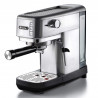 Μηχανή εσπρέσο Ariete ESPRESSO METAL SLIM 1380/10, 1300W, 15 bar, 1.1 l, Προσαρμοζόμενο μήκος καφέ, Inox