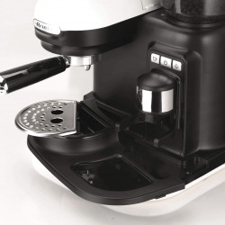Ariete ESPRESSO MODERNA 1318/01 Espresso Machine, 1080W, 15 bar, 0.8 L, Built-in Grinder, Steamer, White