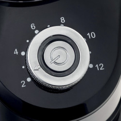 Електрическа кафемелачка Ariete COFFEE GRINDER 3023/00, 200W, 200 g, 14 нива на смилане, 2-12 чаши, Черен
