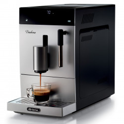 Espressor automat Ariete Diadema Automatica 1452/01, 1350W, 19 bar, 1,5 L, Rasnita incorporata, Afisaj tactil, Cafea boabe, Spumare lapte, Argintiu