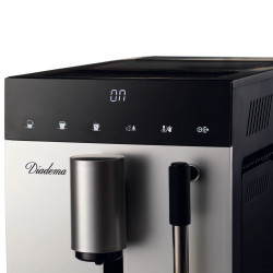Кафеавтомат Ariete Diadema Automatica 1452/01, 1.5 л, Вградена мелачка, 1350W, 19 bar, Сензорен дисплей, Стиймър, Сребрист