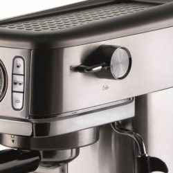 Καφετιέρα Ariete ESPRESSO METAL SLIM 1381/10, 1300W, 15 bar, 1.1 l, μανόμετρο, Inox
