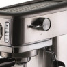 Espressor manual Ariete ESPRESSO METAL SLIM 1381/10, 1300W, 15 bar, 1.1 L, Manometru, Cafea macinata si doze ESE,  Inox