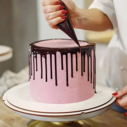 Ринг за торта Kinghoff KH 1794, 16-30 см, Сатен, Разтягащи се стени, Инокс