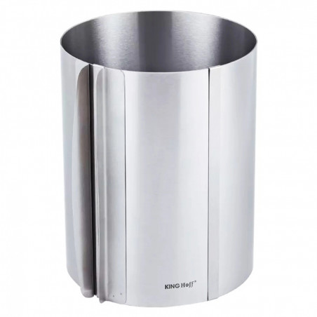Inel pentru tort Kinghoff KH 1794, 16-30x20 cm, Pereti extensibili, Inox