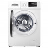 Masina de spalat rufe cu incarcare frontala Tesla WF71460T, 7 kg, 16 programe, 1400 rpm, Motor Inverter, Clasa A, Pornire intarziata, Protectie copii, Alb/Gri