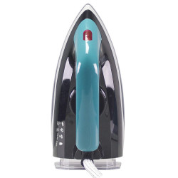 Ютия Beper P204CAL200, 2250W, Керамична плоча, Термостат, Филтър, Непрекъснат цикъл, Бял/синьозелен