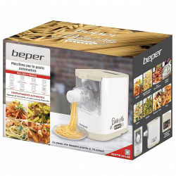 Aparat preparare paste Beper P102SBA500, 200W, 8 setari, Otel inoxidabil, Automat, Alb/Bej
