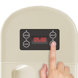 Уред за прясна паста и спагети Beper P102SBA500, 200W, 8 настройки, Неръждаема стомана, Автоматична, Бял/бежов