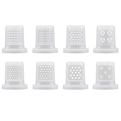 Aparat preparare paste Beper P102SBA500, 200W, 8 setari, Otel inoxidabil, Automat, Alb/Bej