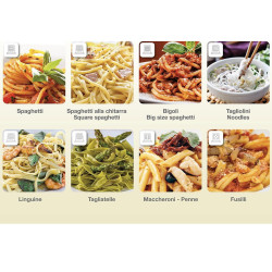 Aparat preparare paste Beper P102SBA500, 200W, 8 setari, Otel inoxidabil, Automat, Alb/Bej