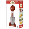 Mixer frappe Beper BP.690, 100W, 500 ml, 2 viteze, Mixer Inox, Rosu/inox