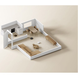 Robotporszívó Xiaomi S20 BHR8629EU, 45W, 3200mAh, 5000Pa, portartály 400 ml, víztartály 270 ml, LDS lézeres navigáció, Fehér színű