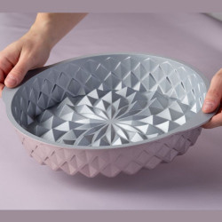 Φόρμα ψησίματος Dr.Oetker Mandala 2557, 26 cm, Στρογγυλό, Χυτό αλουμίνιο, Ροζ χρυσό
