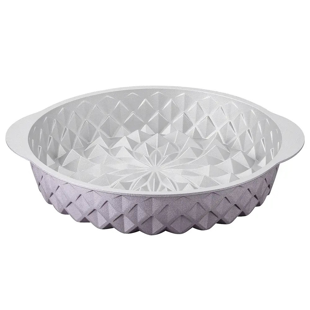 Форма за печене Dr.Oetker Mandala 2557, 26 см, Кръгла, Алуминиева отливка, Розово злато
