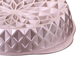 Dr. Oetker Mandala 2557 Baking Pan, 26 cm, Round, Cast Aluminum, Rose Gold