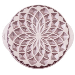 Φόρμα ψησίματος Dr.Oetker Mandala 2557, 26 cm, Στρογγυλό, Χυτό αλουμίνιο, Ροζ χρυσό