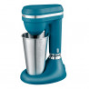 Mixer pentru frappe Oliver Voltz OV51163E, 100W, Bol otel inoxidabil 450 ml, 2 viteze, Agitattor otel, Albastru