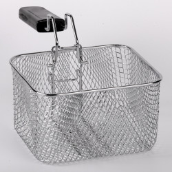 Φριτέζα Elite EDF-1103, 1200W, 2.5 l, 150-190C, 6 προγράμματα, Καπάκι με παράθυρο και φίλτρο, πλακέτα PCB, Μαύρο/inox