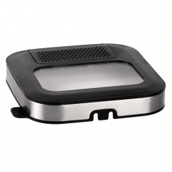 Elite EDF-1103 Deep Fryer, 1200W, 2.5 L, 190°C, Lid with viewing window, Odor filter, Digital controls, Black/stainless steel