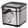 Friteuza cu ulei Elite EDF-1102, 1200W, 2.5 L, 150-190°C, Fereastra de observare, Filtru mirosuri, Termostat, Inox/Negru
