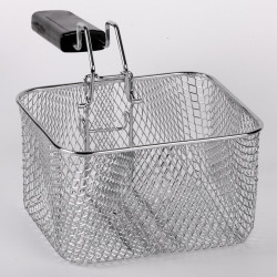 Friteuza cu ulei Elite EDF-1102, 1200W, 2.5 L, 150-190°C, Fereastra de observare, Filtru mirosuri, Termostat, Inox/Negru