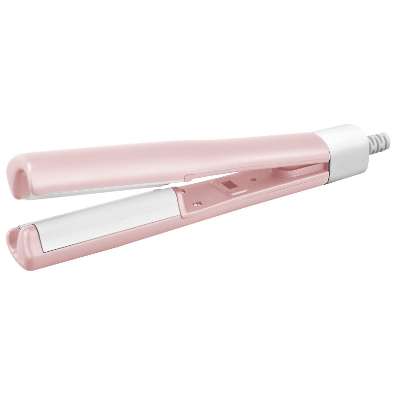 Μίνι σετ ισιωτικώ μαλλιών ELITE EHS-1353, 18W, 200C, Αξεσουάρ, Ροζ/Λευκό