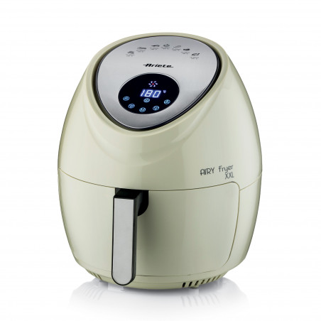 Friteuza cu aer cald Ariete AIRY FRYER XXL 4618/02, 1800W, 5.5 L, 7 programe, Timer, Ecran tactil LCD, Bej