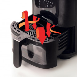 Фритюрник с горещ въздух AIR FRYER MAXI 6л.