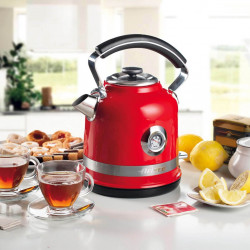 Електрическа кана Ariete MODERNA 2854/00, 2000W, 1.7 л, Термометър, 360C безжична основа, Подвижен филтър, Червен