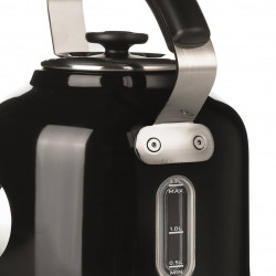 Електрическа кана Ariete MODERNA 2854/02, 2000W, 1.7 л, Термометър, 360C безжична основа, Подвижен филтър, Черен