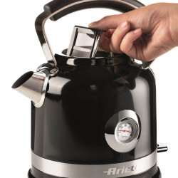 Cana electrica Ariete MODERNA 2854/02, 2000W, 1.7 L, Timer, 360° rotire, Filtru detasabil, Negru