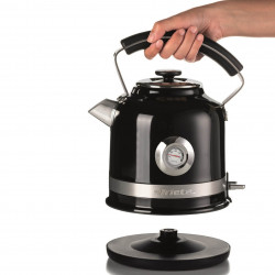 Електрическа кана Ariete MODERNA 2854/02, 2000W, 1.7 л, Термометър, 360C безжична основа, Подвижен филтър, Черен