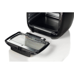 Фритюрник-фурна с горещ въздух Ariete AIRY FRYER OVEN 4619/00, 2000W, 11 л, 8 програми, 80-200C, Ротационен грил, Таймер, Черен