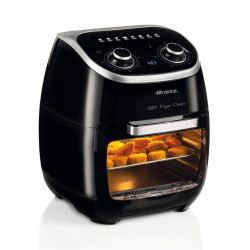 Фритюрник-фурна с горещ въздух Ariete AIRY FRYER OVEN 4619/00, 2000W, 11 л, 8 програми, 80-200C, Ротационен грил, Таймер, Черен