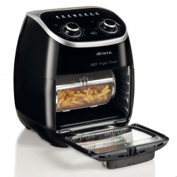 Φούρνος με φριτέζα ζεστού αέρα Ariete AIRY FRYER OVEN 4619/00, 2000W, 11 l, 8 προγράμματα, 80-200C, Ψησταριά, Χρονοδιακόπτης, Μαύρο