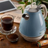 Електрическа кана VINTAGE 2869/05, 2000W, 1.7 л, Подвижен филтър, Прозорец за водата, 360C безжична основа, Син