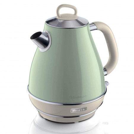 Fierbător electric VINTAGE 2869/04, 2000W, 1,7 l, Filtru detașabil, Fereastră de apă, 360C bază fără fir, Verde