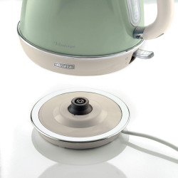 Fierbător electric VINTAGE 2869/04, 2000W, 1,7 l, Filtru detașabil, Fereastră de apă, 360C bază fără fir, Verde