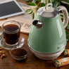 Електрическа кана VINTAGE 2869/04, 2000W, 1.7 л, Подвижен филтър, Прозорец за водата, 360C безжична основа, Зелен