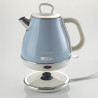 Ariete VINTAGE 2868/05 Electric Kettle, 1630W, 1 L, Metal Body, Rapid Boiling, Cordless Base, Blue