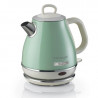 Ariete VINTAGE 2868/04 Electric Kettle, 1630W, 1 L, Metal Body, Rapid Boiling, Cordless Base, Green