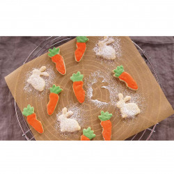 Set 2 modelatoare biscuiti Dr.Oetker 1877, Morcov si iepure, Otel inoxidabil, Argintiu